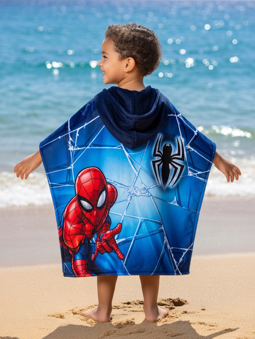 Poncho Toalha de Praia Spiderman