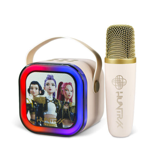 Coluna de som Cream K-POP Demon Hunter karaoke sem fios com 2 microfones