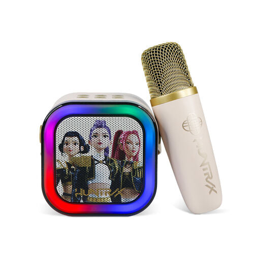 Coluna de som Cream K-POP Demon Hunter karaoke sem fios com 2 microfones