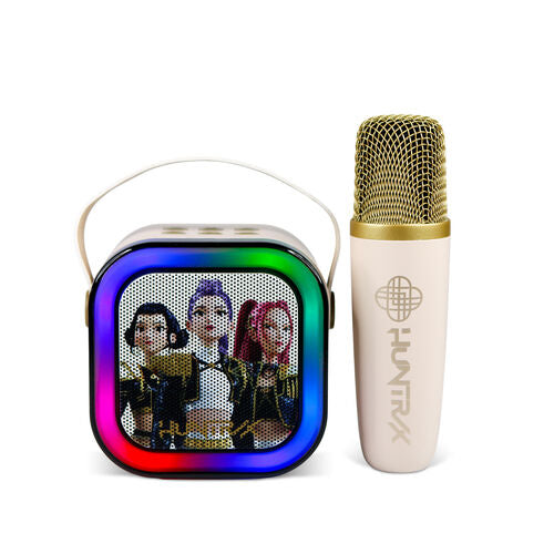 Coluna de som Cream K-POP Demon Hunter karaoke sem fios com 2 microfones