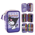 Estojo Triplo Kuromi Hello Kitty