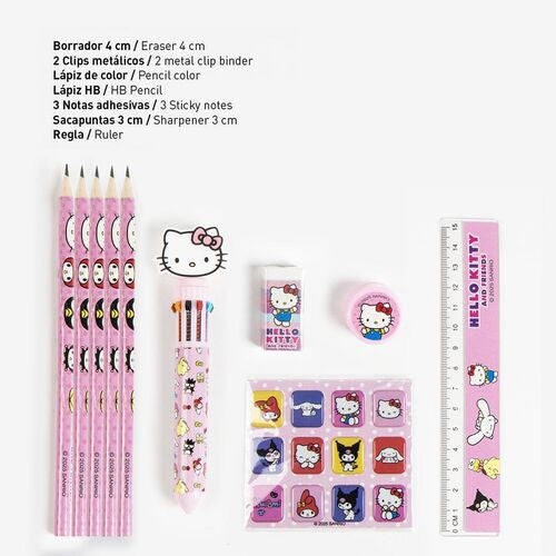 Conjunto de papelaria Hello Kitty