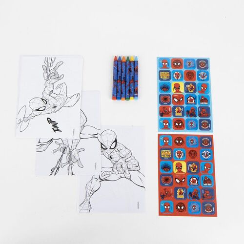 Conjunto de papelaria Spiderman Marvel