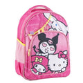 Mochila Hello Kitty and Friends 42cm adaptável