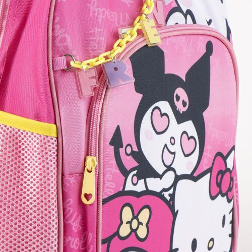 Mochila Hello Kitty and Friends 42cm adaptável