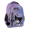 Mochila Kuromi Hello Kitty 42cm adaptável