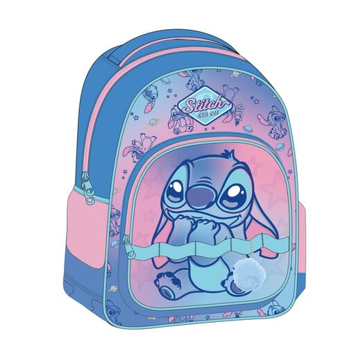 Mochila Stitch Disney 42cm adaptável