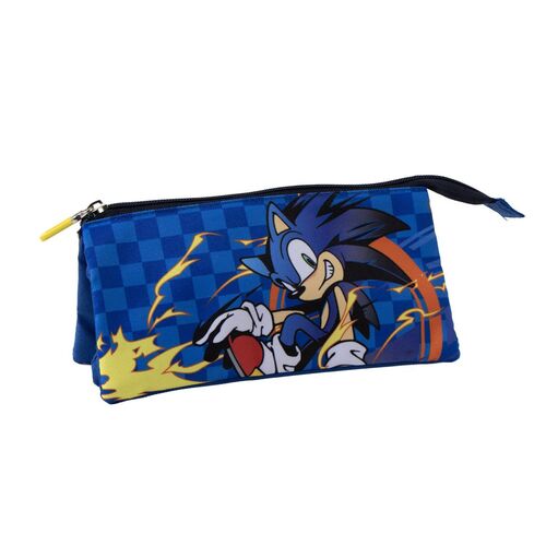 Estojo Triplo Sonic The Hedgehog