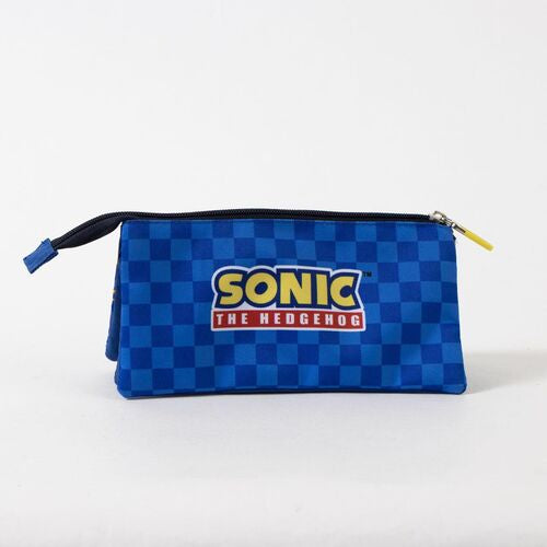 Estojo Triplo Sonic The Hedgehog