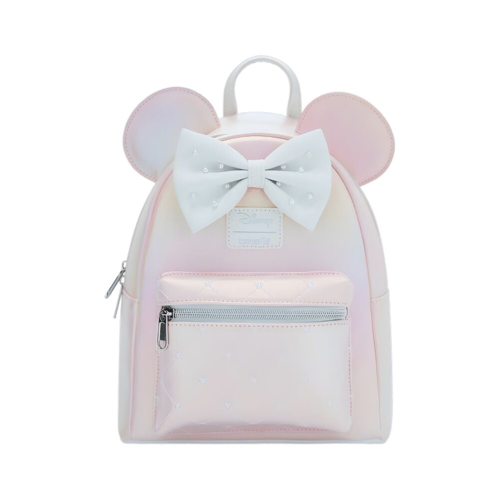 Disney Minnie Mouse Pink Pearl Loungefly Backpack 26cm