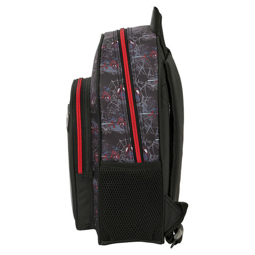 Mochila Miles Morales Spiderman Marvel 33cm adaptável