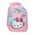 Mochila Bows Hello Kitty 42cm adaptável