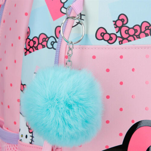 Mochila Bows Hello Kitty 42cm adaptável