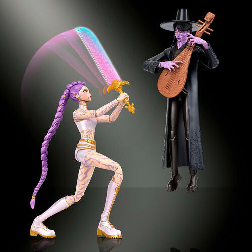 Conjunto de 2 figuras Rumi e Jinu K-POP Demon Hunters 15cm