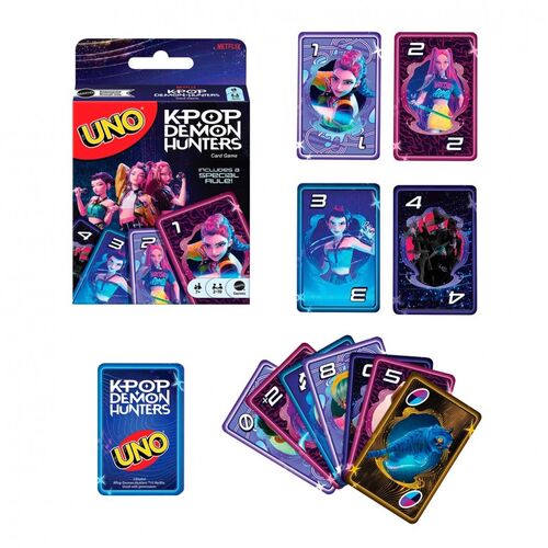 Jogo de cartas UNO K-POP Demon Hunters