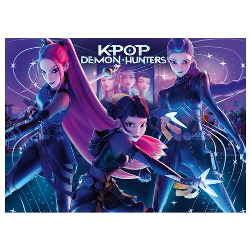 Puzzle K-POP Demon Hunters 4x100 peças