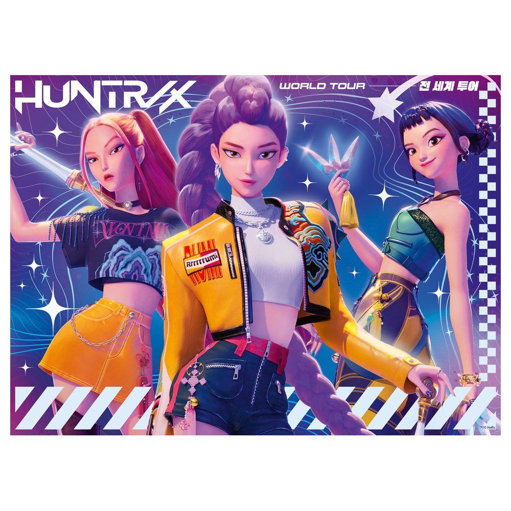 Puzle Gira Mundial K-POP Demon Hunters XXL 150 piezas