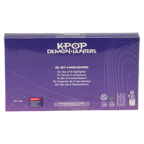 Set of 4 K-POP Demon Hunters Highlighters