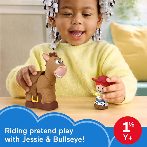 Conjunto de figuras colecionáveis Jessie e Perdigon Toy Story Disney Pixar Little People