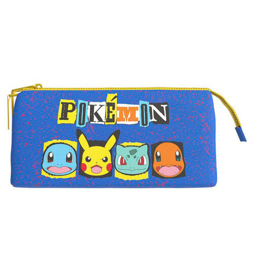 Estojo triplo Pokemon