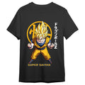 T-Shirt adulto Goku Super Saiyan Kanji Dragon Ball Z