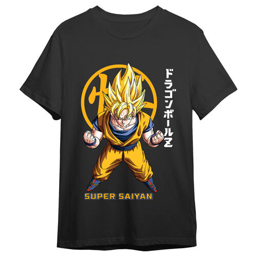 T-Shirt adulto Goku Super Saiyan Kanji Dragon Ball Z