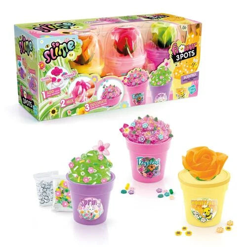 Conjunto de 3 Vasos de Flores Slime Flower — imagem principal