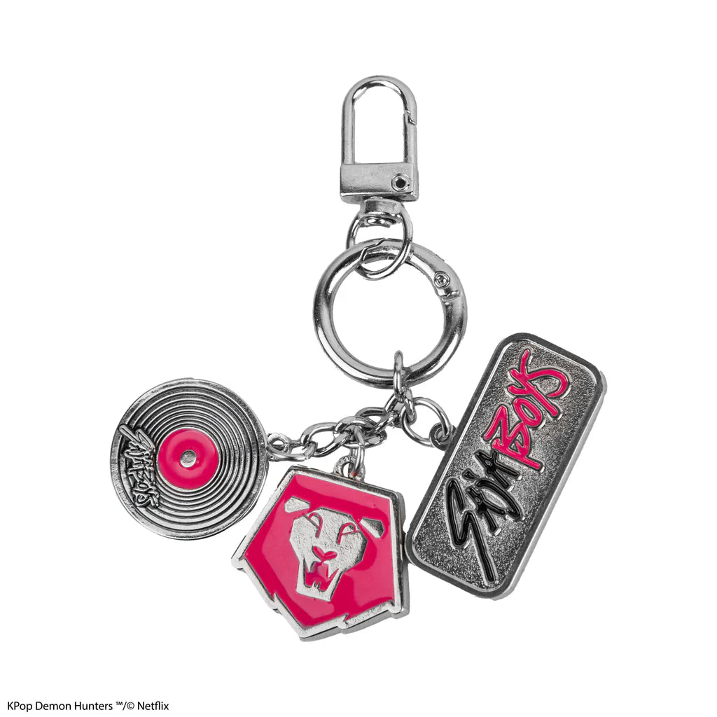 Porta-Chaves com Charm Cinereplicas - KPop Demon Hunters: Saja Boys