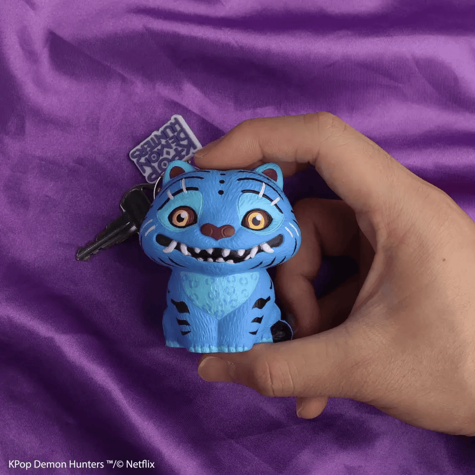 Porta-Chaves Squishy Cinereplicas - KPop Demon Hunters: Derpy Tiger