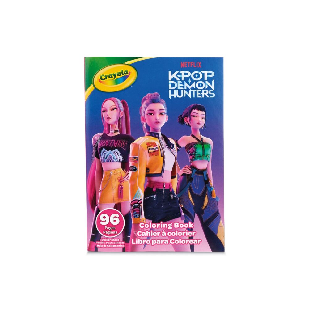Crayola K-Pop Demon Hunters 071662402969 — conteúdo do conjunto