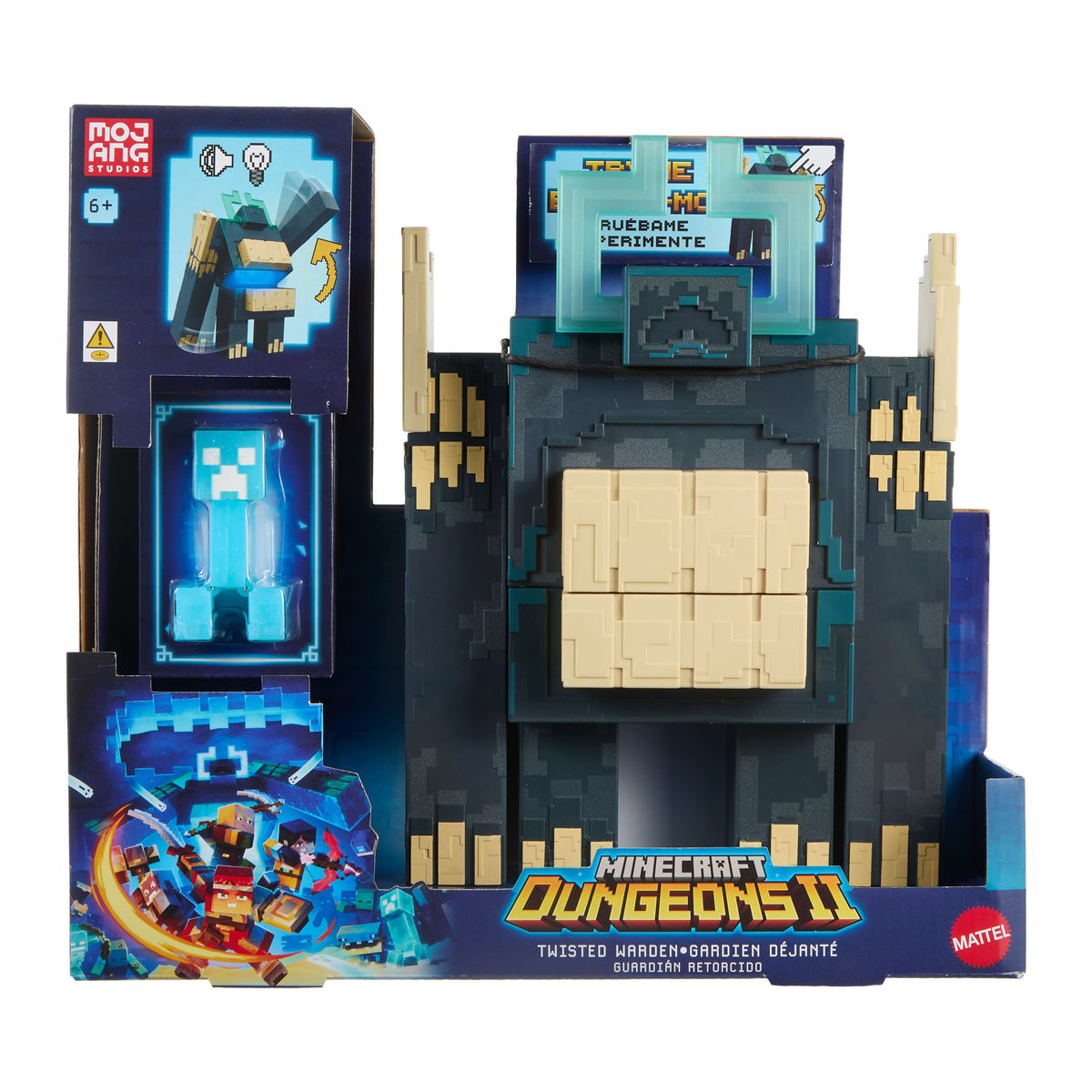 Figura Twisted Warden Minecraft Dungeons II com Luz e Som — imagem 6