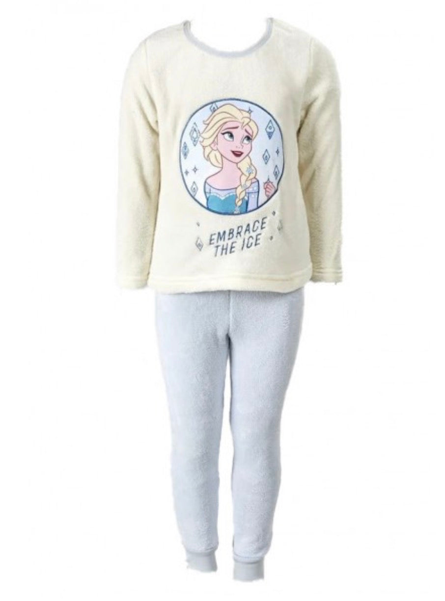 Pijama coralina Frozen Elsa HW7596 — conjunto completo