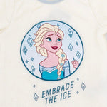 Pijama coralina Frozen Elsa HW7596 — pormenor do estampado