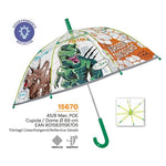 Guarda-chuva Dinossauros Perletti com especificações e detalhes refletores
