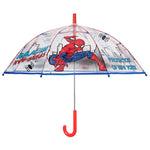 Guarda-chuva transparente Spider-Man Marvel Perletti aberto