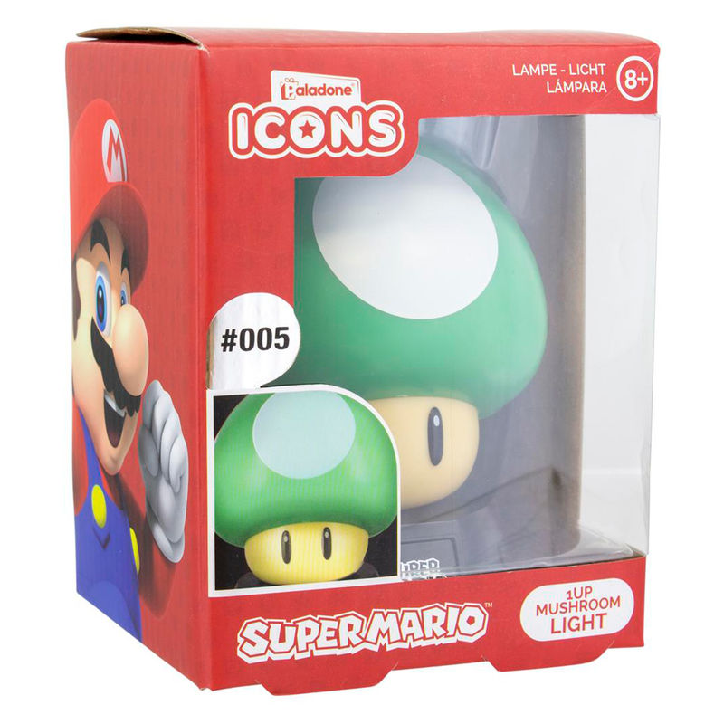 Mini candeeiro 1Up Icon Nintendo
