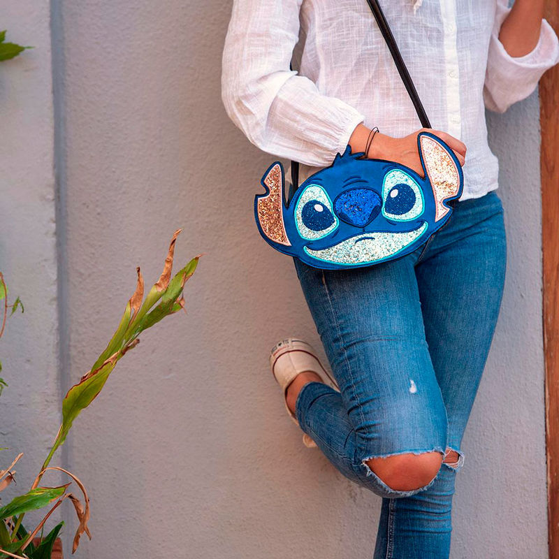Bolsa de ombro 3D Stitch Disney