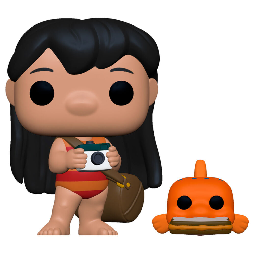 Figura POP! de Disney Lilo &amp; Stitch con Pudge.