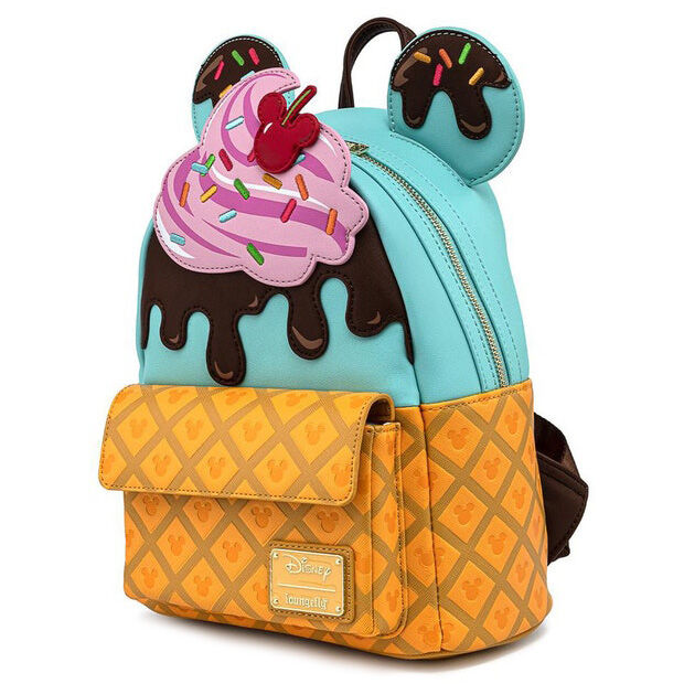 Ice Cream Mickey Minnie Disney Loungefly Backpack