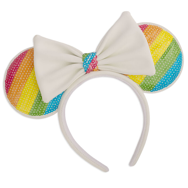Rainbow Minnie Ears Headband Disney Loungefly