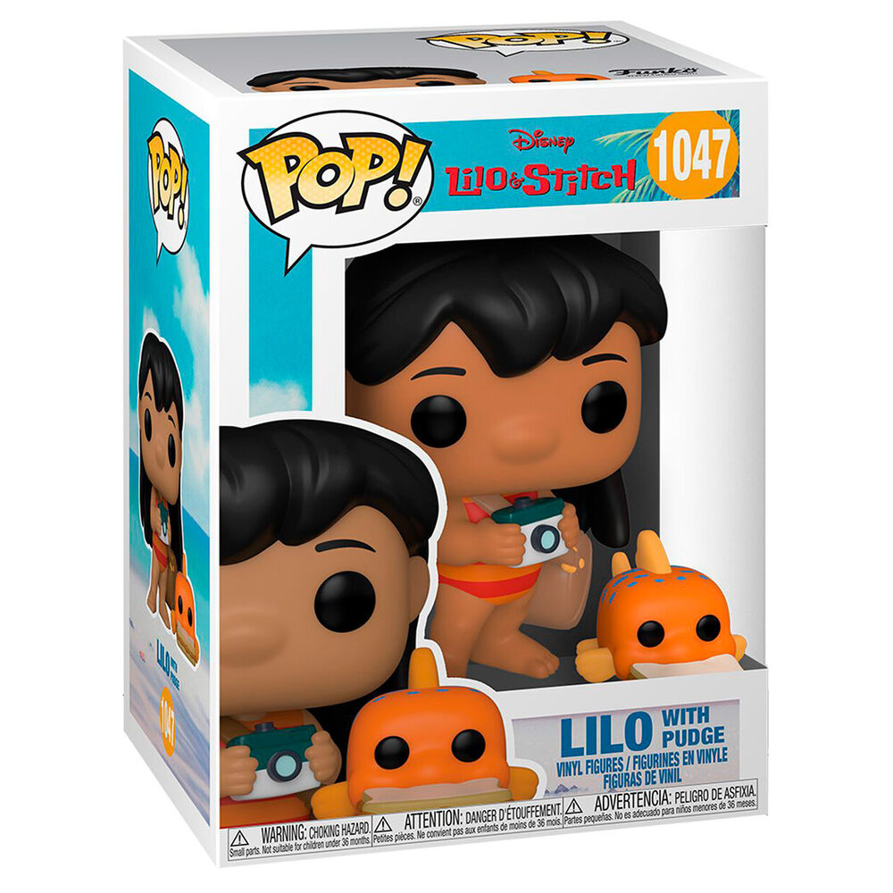Figura POP! de Disney Lilo &amp; Stitch con Pudge.