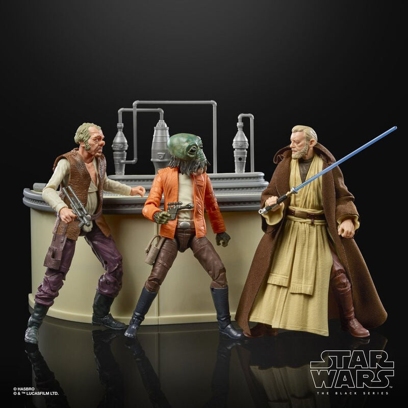Star Wars The Power Of The Force Cantina Showdown Black Series 6-inch Figure Set