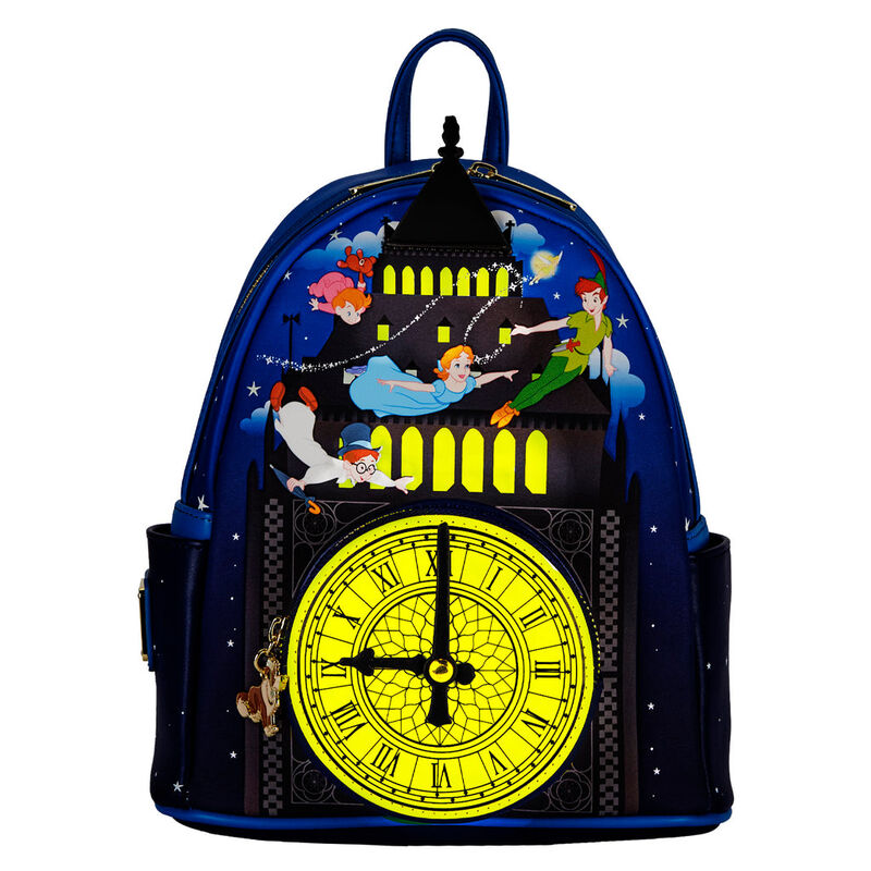 Peter Pan Disney Loungefly Clock Backpack 26cm