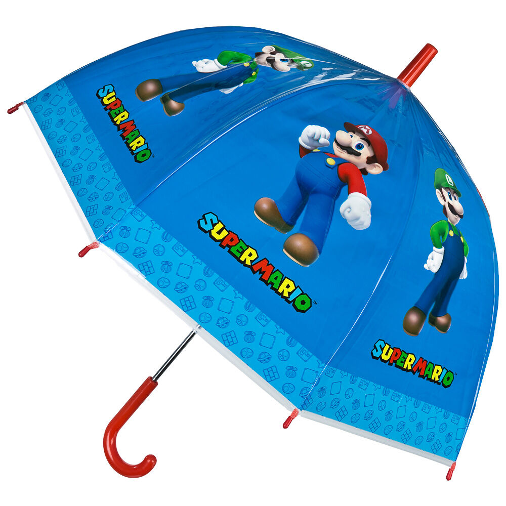 Guarda-chuva manual Super Mario Bros 45cm