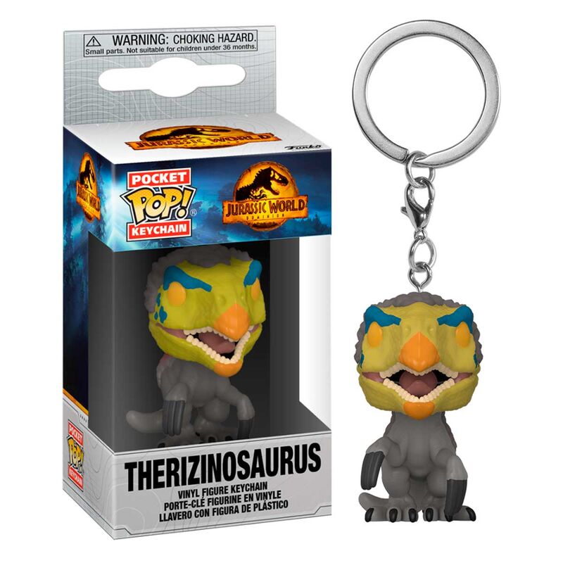 Porta-chaves Pocket POP Jurassic World 3 Therizinosaurus