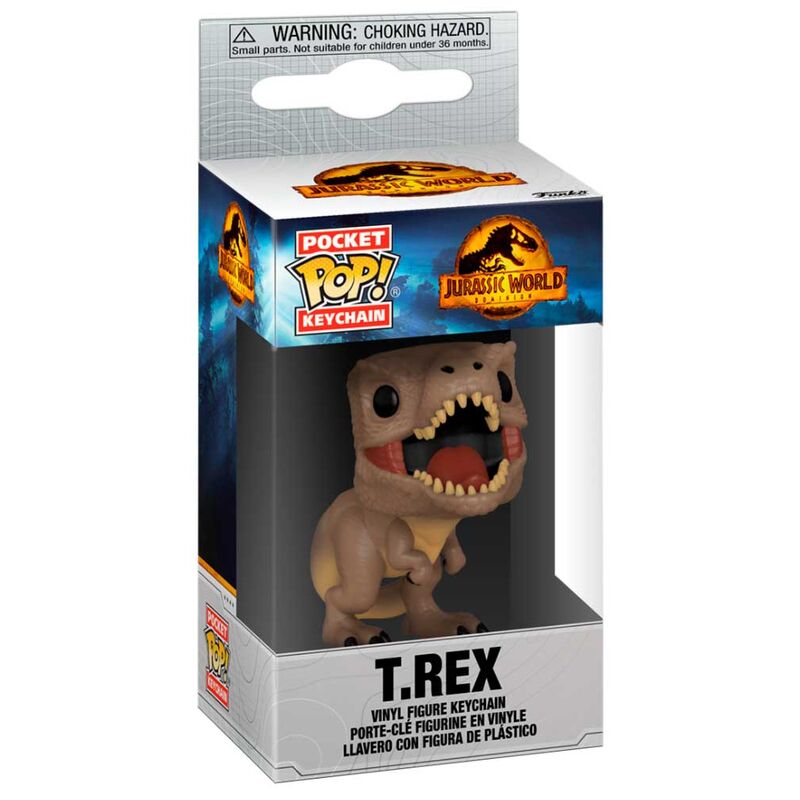 Porta-chaves Pocket POP Jurassic World 3 T-Rex