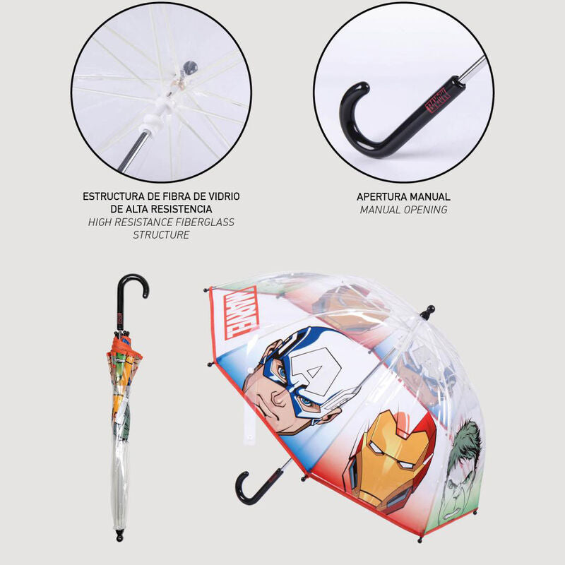 Guarda-chuva manual Avengers