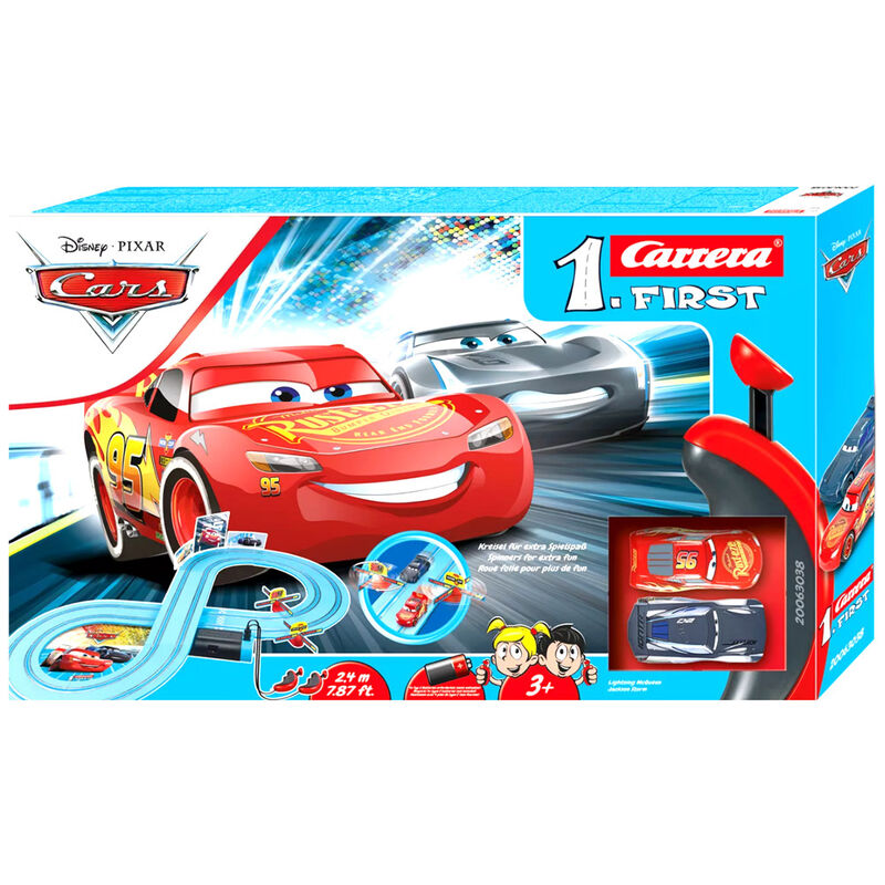 Circuito de Corridas Cars Faísca McQueen e Jackson Storm Carrera 2,4 m
