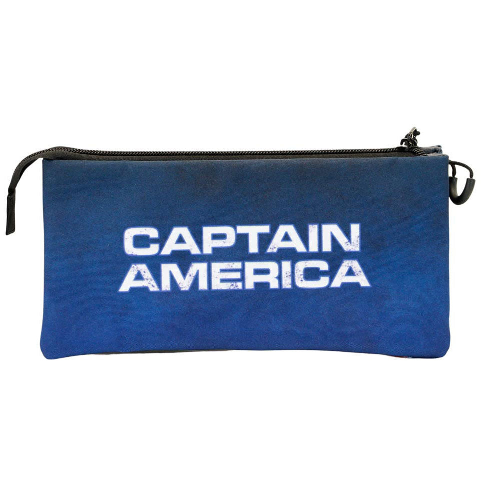 Estojo triplo Full Capitan America Marvel