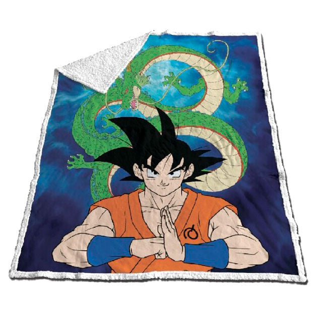 Manta coral Sherpa Dragon Ball Z 120x150cm